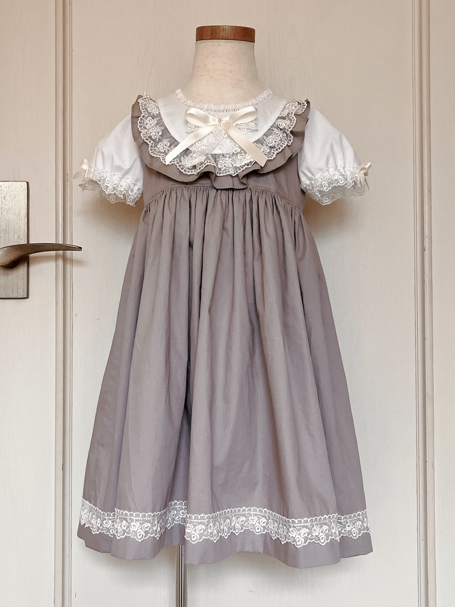 Romantic Doll】レイヤード風ワンピース＊シックなカラー＊ナチュラル 