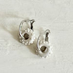 【lampworkglass】glass hoop ピアス