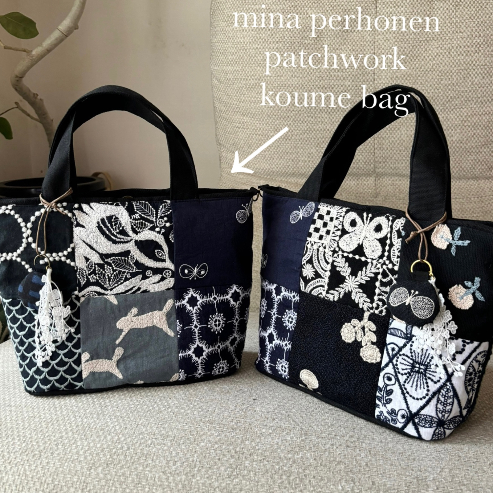 刺繍 - トートバッグの人気通販 | minne 国内最大級の