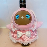 LOVOT サテンピンクワンピース