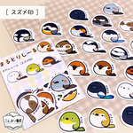 【シール】まるとりしーる〈スズメ印〉