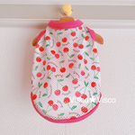 数量限定！犬服　さくらんぼメッシュタンク🍒 サイズもたくさんあります。お揃いにもオススメ！【送料無料】