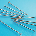 ★約300本★線径0.7×20mm●韓国製金属パーツ◆●シルバーTピン