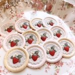 6枚セット シーリングスタンプシール 🍓.ﾟ･*.つぶつぶ苺𓏸𓂂𓈒🍓 いちご  ベリー