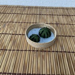 ちりめん細工 ・たらいの飾り(すいか)