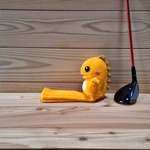 ドライバーヘッドカバー こども怪獣４号 フェアウェイ用・FW用