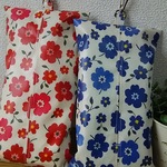 再販💗エコティッシュケース  フラワー (２色)