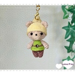 あみぐるみ♪森のmame くまストラップ