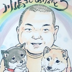 ペットの似顔絵ーはやがきタイプ