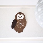 メンフクロウ　壁掛け時計