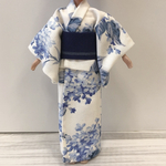 22cmドール 浴衣 着物 帯 ローラアシュレイ