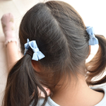 ２つ並んだリボンがかわいい♡ ダブルリボンヘアゴム　2個セット　ミニリボン　プチリボン　リボンゴム　ヘアゴム　キッズ　ベビー　子供　赤ちゃん　パステルカラー　ミニ　リボン　ゴム　お団子　二つ縛り