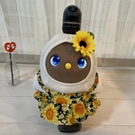 【ひまわりプリント🌻】LOVOT  ラボット　LOVOT専用のお洋服　