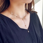 【長さ選択可能✳︎】2色展開✴︎淡水パールステーションネックレス✴︎*Y字にも