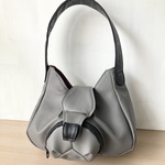 むす猫さんのトートバッグmini【アップルレザー&倉敷帆布使用】送料無料