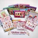 【complete set】A4 デザインペーパー｜純白ロール紙｜フレークシール