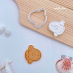マンボウ--まあるい海の生き物--【クッキー型・スタンプ型セット】