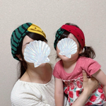 親子でおそろいも💓‪スイカ柄ヘアバンド🍉