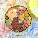 出産祝いや内祝いに！☆かわいい赤ちゃんクッキー缶～Welcome baby～☆