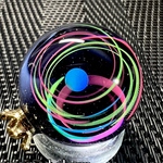 No.1220 宇宙玉レジン24mm【NEON GALAXY】
