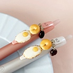 ベーグルと目玉焼き　ボールペン