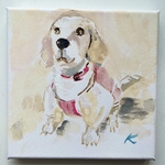 犬の似顔絵