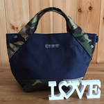 ☆無地×迷彩柄☆トートバック