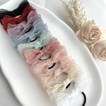 Fluttering organdy ribbon hair tie 𓂃⋆. 𐙚 ˚ 〈 10color 〉ひらひら オーガンジー リボン ヘアゴム