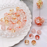 歳末SALE✨50％ OFF【brsr1518acrc】【mix 18pcs】【10ｍｍ size】 オリジナル♪手染め鈴丸ビーズ