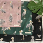 【オーダーOK】入園入学大きいランチョンマット(40×60㎝)★ハシビロコウ鳥★給食ナフキンお弁当ランチクロス★縫い付けお名前小学校机動物プレゼントラッピング誕生日クリスマス40×60
