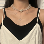 Frosted Baroque necklace🤍