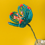ビーズフラワー　一輪挿し　アートフラワー　造花　枯れないお花　インテリア　No.34