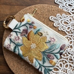 22インド刺繍リボンキーケース
