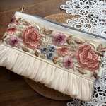 26インド刺繍リボン通帳ケース