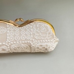 フォレストタイルのふっくらメガネケース　ライトベージュ