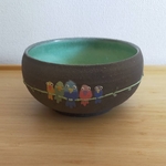 小鳥の鉢(丸)