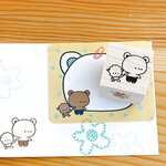 クリップクマとオレオくんのなかよしスタンプ