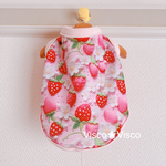 犬服　いちごフラワー3Dタンク 🍓 サイズもたくさんあります！お揃いにもオススメ★【送料無料】