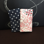 抱っこ紐よだれカバー ペイズリー柄 white red