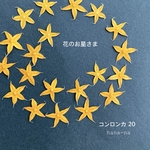 ⭐️花のお星さま＊コンロンカ20個 ＊ 押し花