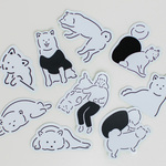 柴犬ステッカー(京都の個展から帰ってきました)