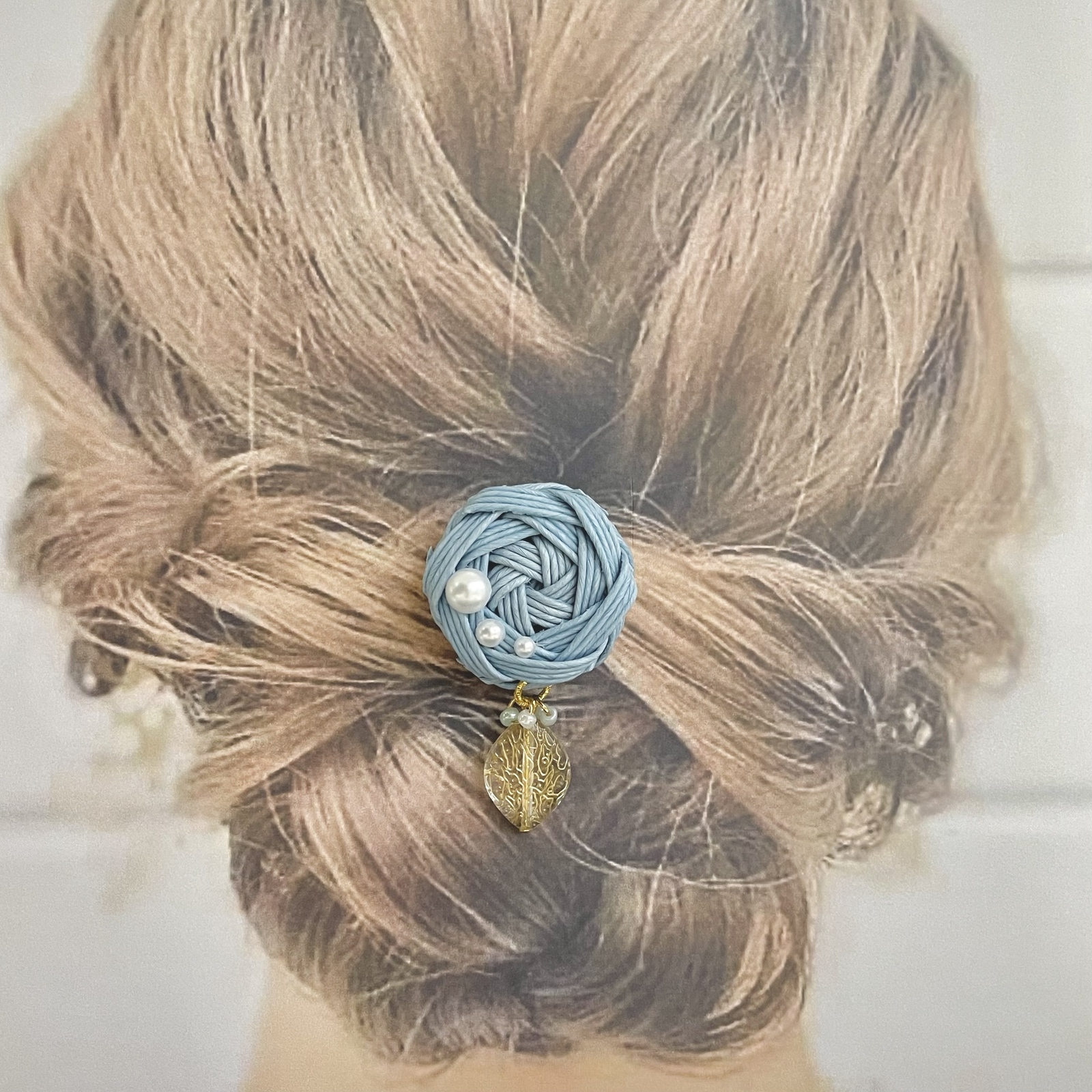 ヘアゴム　ベビーヘアクリップ　三色団子　三色くま団子 ヘアゴム ベビーヘアクリップ 三色団子 三色くま団子 ヘアゴム