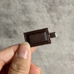 【ヘアクリップ】板チョコ