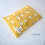 new 𖤐 ୨୧ アイスノンカバー  アヒル　ふわふわ&やわらか６重ガーゼ 保冷枕用 ୨୧ 