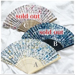 ラスト1点ずつのみ✨【リバティ柄】　ファブリックde扇子 (完成品)Cはsold