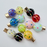 レジン 水風船 ヨーヨー ヘアクリップ 夏 お祭り