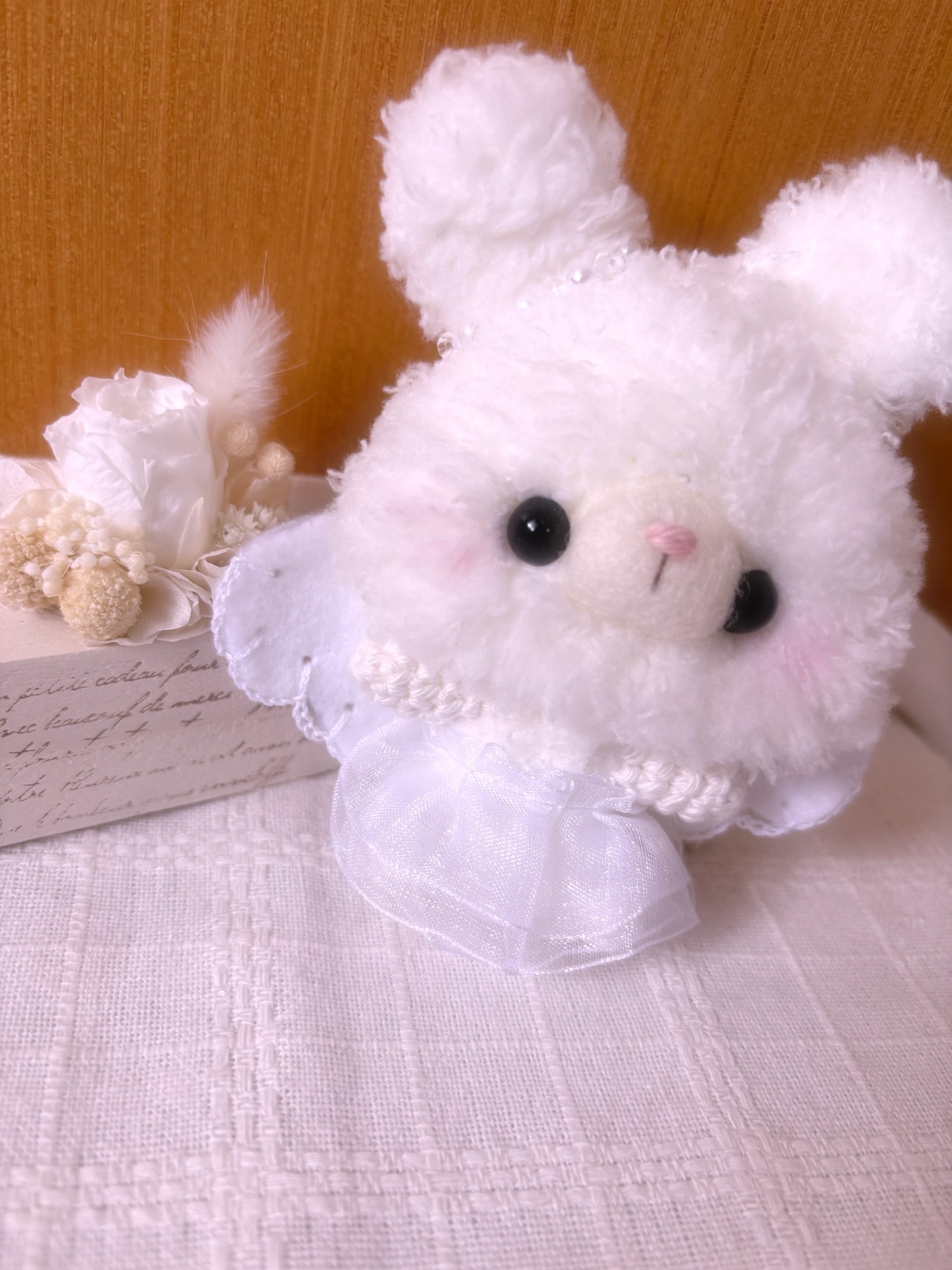 ♡ちびぐるみ♡天使うさぎさんセット♡ ♡ちびぐるみ用♡天使うさぎさんセット♡ - クラフト・布製品新 発売