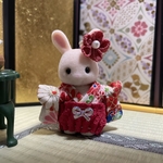 シルバニア　赤ちゃんサイズ　ベビー袴　着物