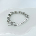 パールチェーンブレスレット