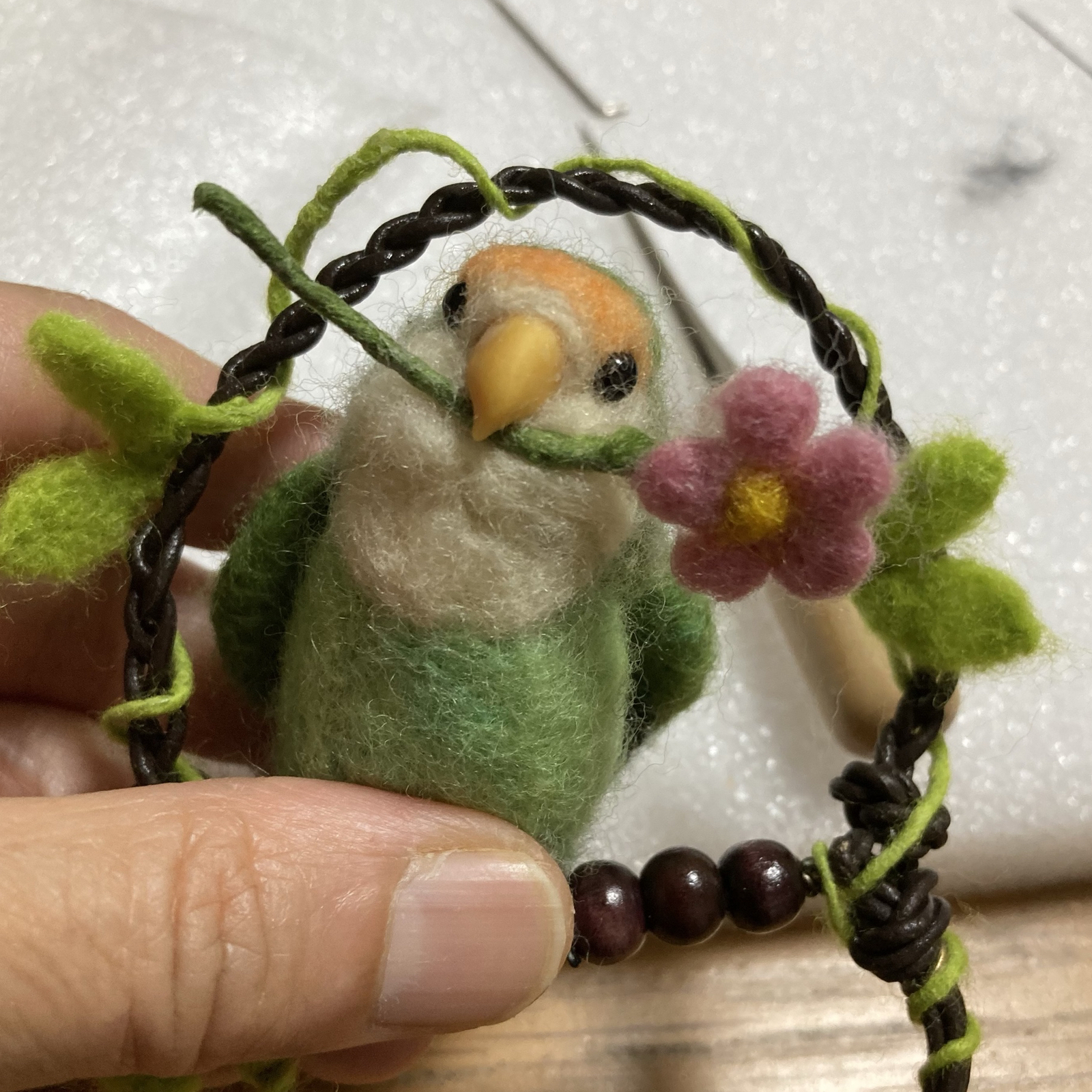 羊毛フェルト 愛鳥ちゃんオーダー 相談 依頼 ページ ハンドメイド